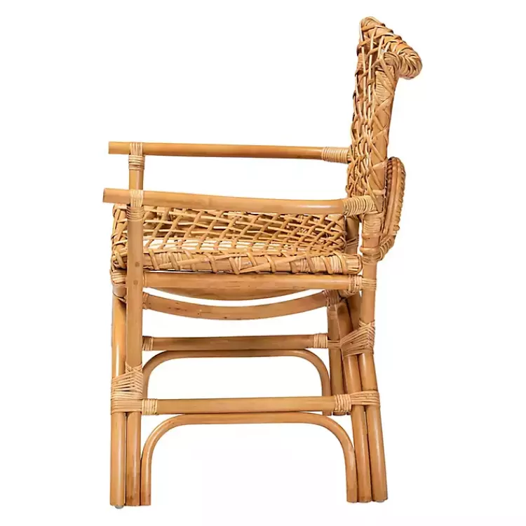 curved_natural_rattan_woven_accent_chair_3.webp Curved Natural Rat Woven Accent Chair>Kirklands Home Flash Sale