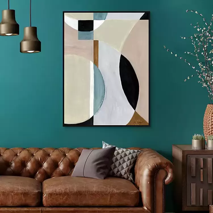 Curved Vision Framed Canvas Art Print>Kirklands Home Store