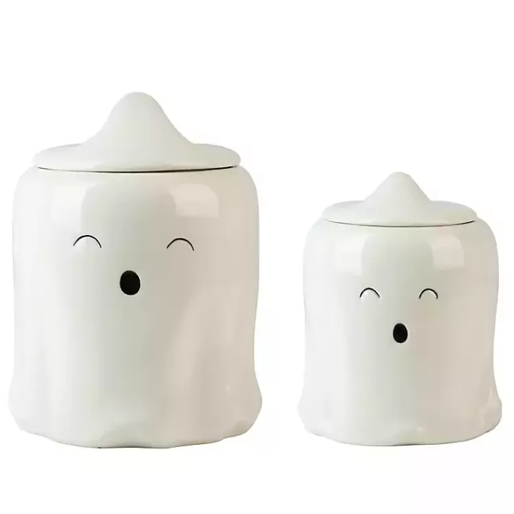 Cute Ghost Canisters, Set of 2>Kirklands Home Flash Sale