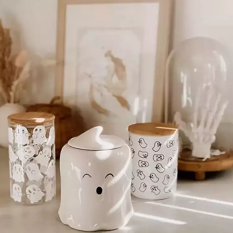 cute_ghost_canisters_set_of__2.webp Cute Ghost Canisters, Set of 2>Kirklands Home Flash Sale