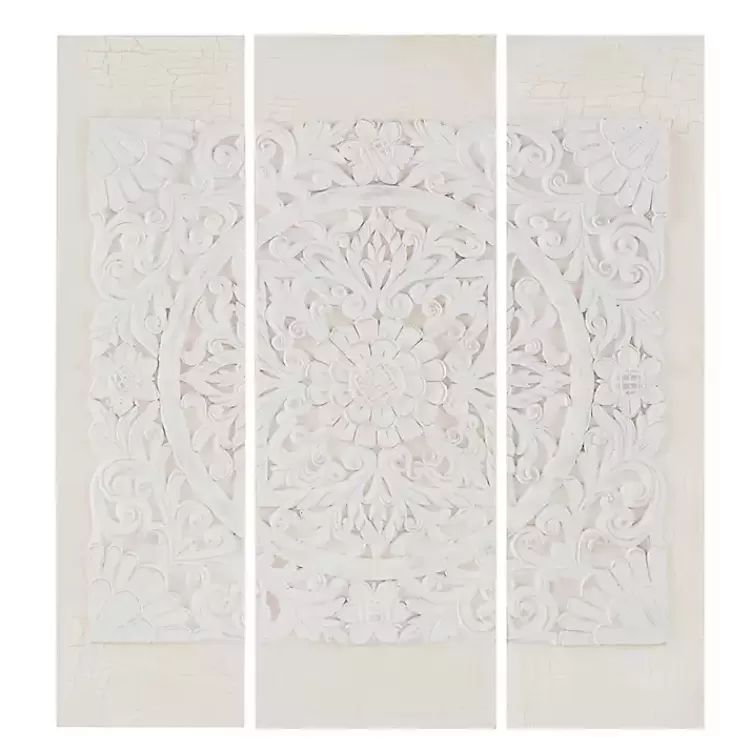 3D Embellished Canvas 3-pc. Set>Kirklands Home Best Sale