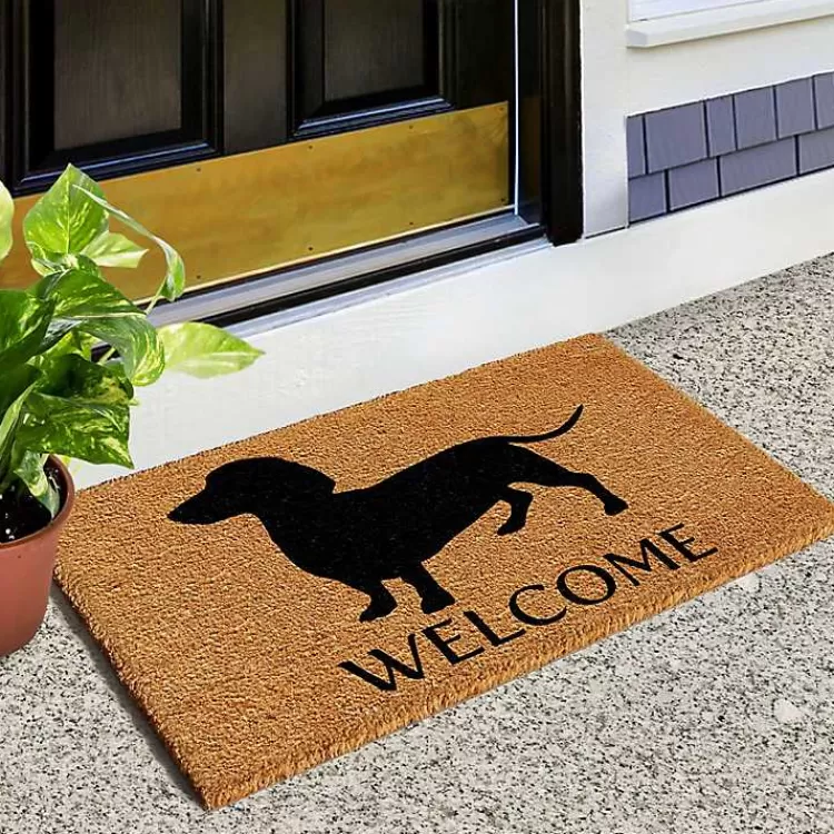 Dachshund Welcome Doormat>Kirklands Home Best