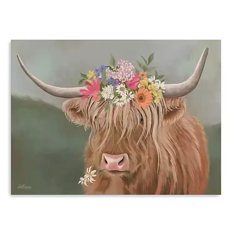 Daisy Mae Cow Canvas Art Print>Kirklands Home Best Sale