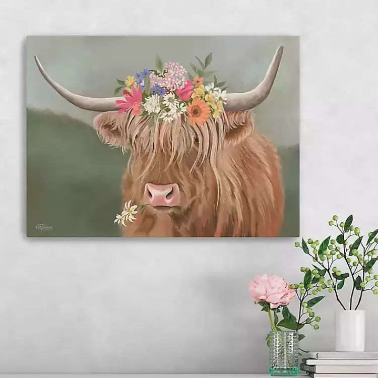 Daisy Mae Cow Canvas Art Print>Kirklands Home Best Sale