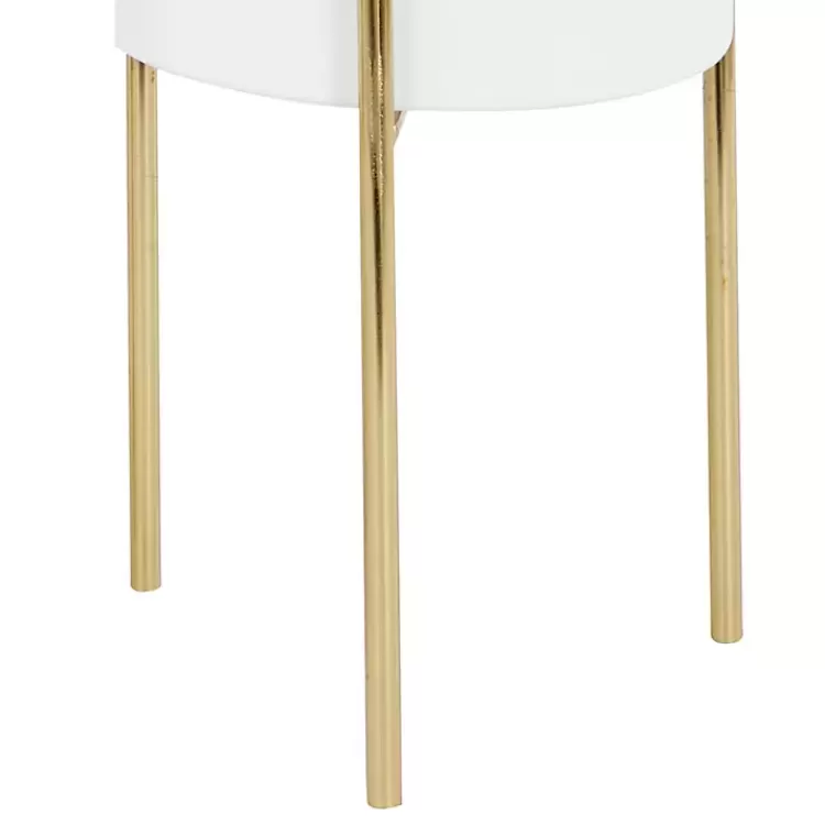 daisy_white_modern_iron_planters_set_of__8.webp Daisy Modern Iron Planters, Set of 3>Kirklands Home Online