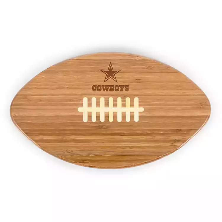 Dallas Cowboys Bamboo Football Cutting Board>Kirklands Home Outlet