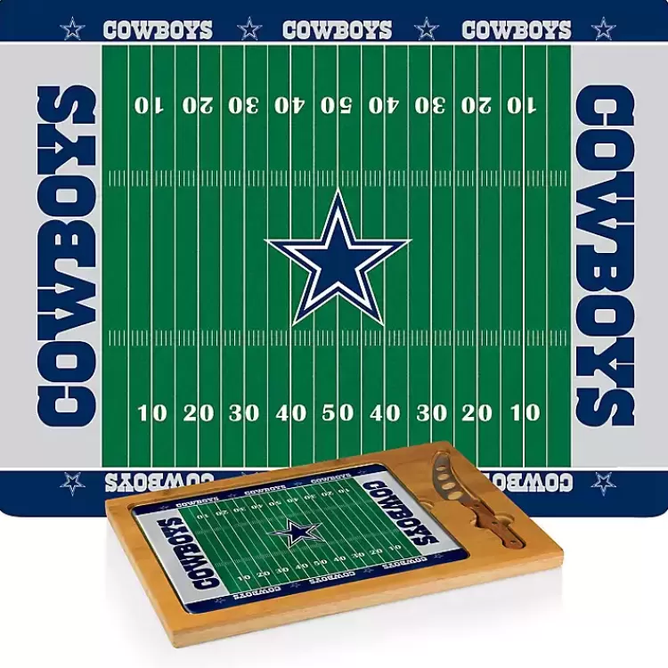 Dallas Cowboys Cutting Board & Knife Set>Kirklands Home Best Sale