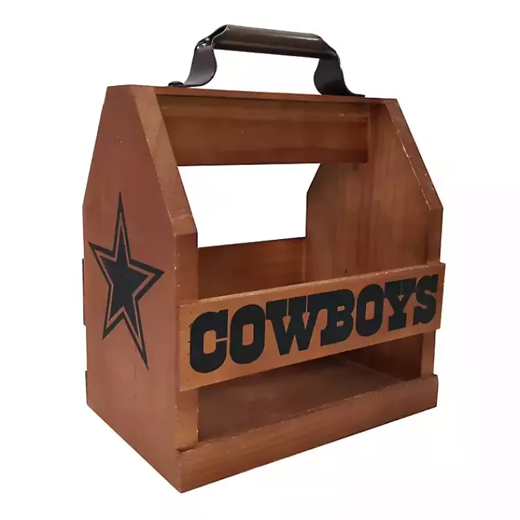Dallas Cowboys Wooden Condiment Caddy>Kirklands Home Hot