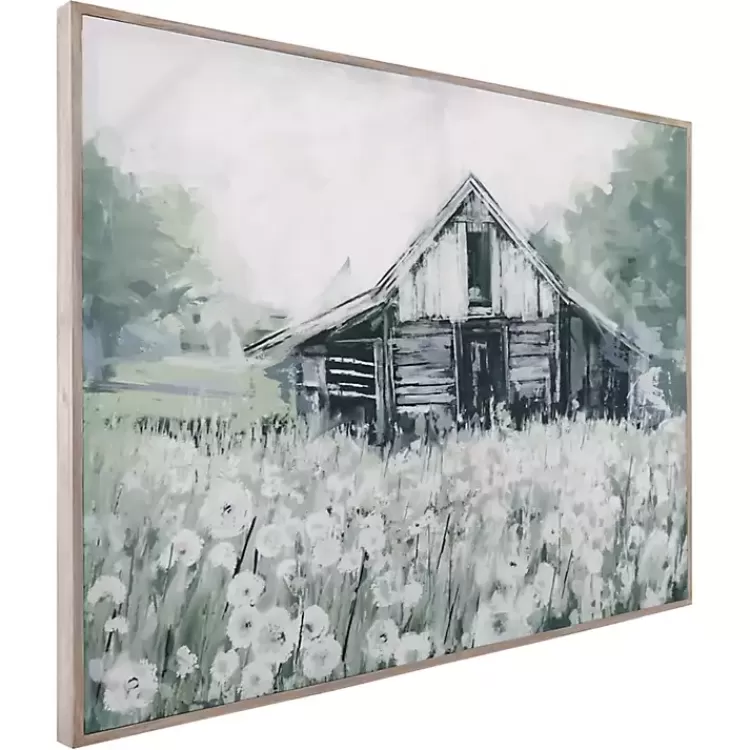 Dandelion Barn Framed Canvas Art Print>Kirklands Home Flash Sale