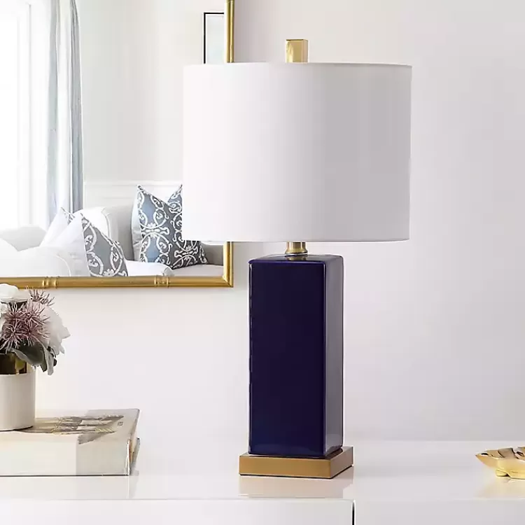 dark_blue_ceramic_square_wendi_table_lamp_3.webp Dark Blue Ceramic Square Wendi Table Lamp>Kirklands Home Fashion