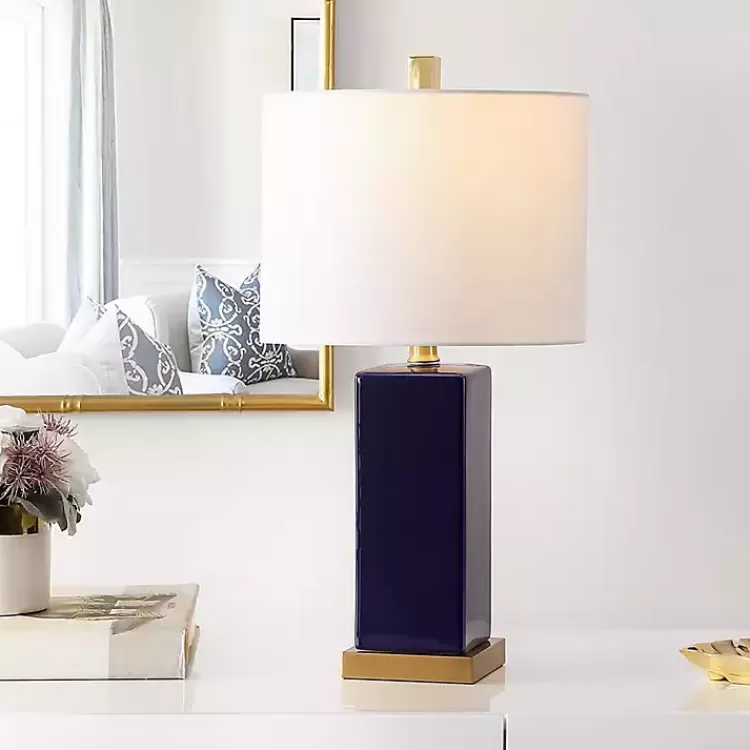 dark_blue_ceramic_square_wendi_table_lamp_4.webp Dark Blue Ceramic Square Wendi Table Lamp>Kirklands Home Fashion