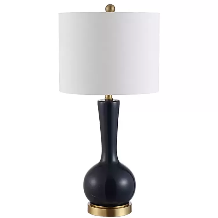 Dark Blue Glass Gaetna Table Lamp>Kirklands Home Cheap