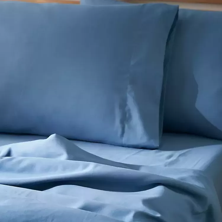 dark_blue_microfiber_pc_king_sheet_set_4.webp Dark Microfiber 4-pc. King Sheet Set>Kirklands Home Online