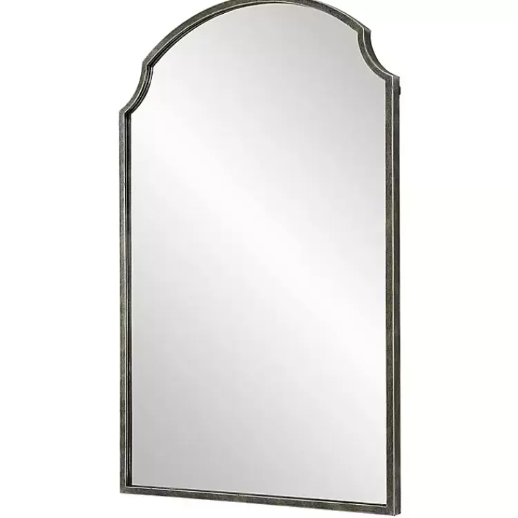 dark_bronze_arched_scallop_edge_wall_mirror_3.webp Dark Bronze Arched Scallop Edge Wall Mirror>Kirklands Home Hot