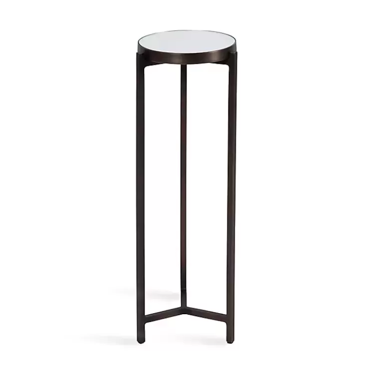 Dark Bronze Mirrored Tabletop Aguilar Drink Table>Kirklands Home Best Sale