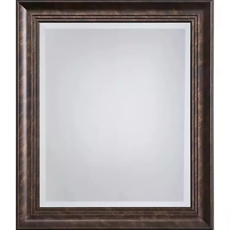 Dark Bronze Rectangular Frame Wall Mirror>Kirklands Home Online