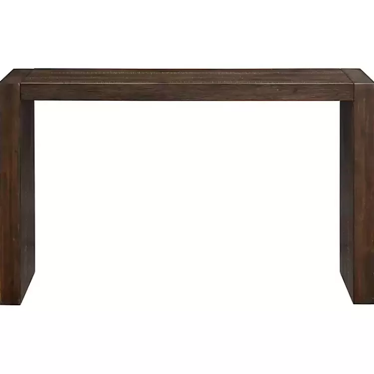 dark_brown_distressed_wood_console_table_2.webp Dark Distressed Wood Console Table>Kirklands Home Hot