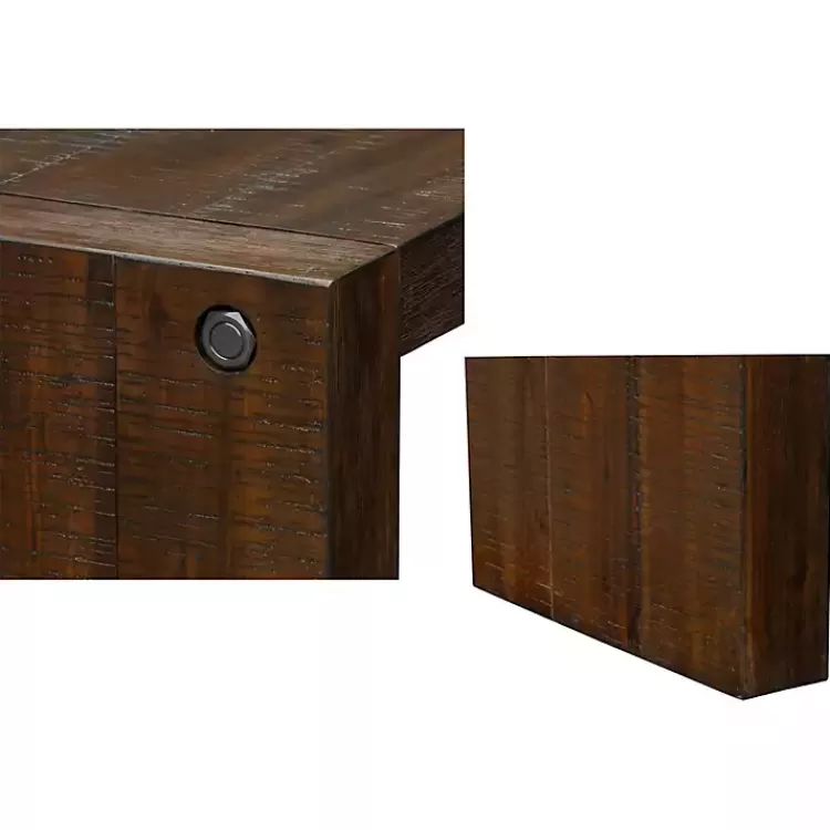 dark_brown_distressed_wood_console_table_5.webp Dark Distressed Wood Console Table>Kirklands Home Hot