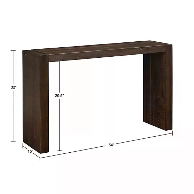 dark_brown_distressed_wood_console_table_6.webp Dark Distressed Wood Console Table>Kirklands Home Hot