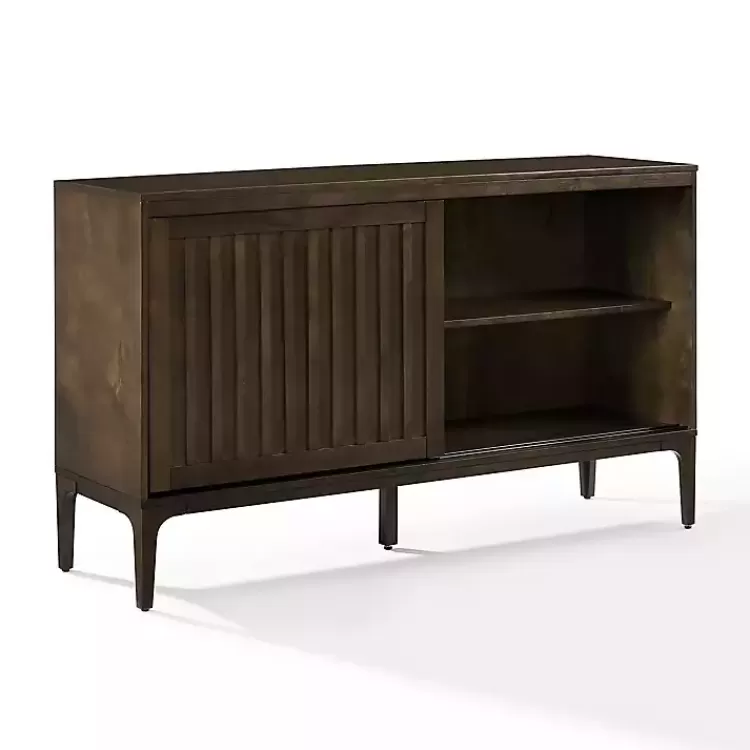 dark_brown_slatted_sliding_door_sideboard_3.webp Dark Slatted Sliding Door Sideboard>Kirklands Home Flash Sale