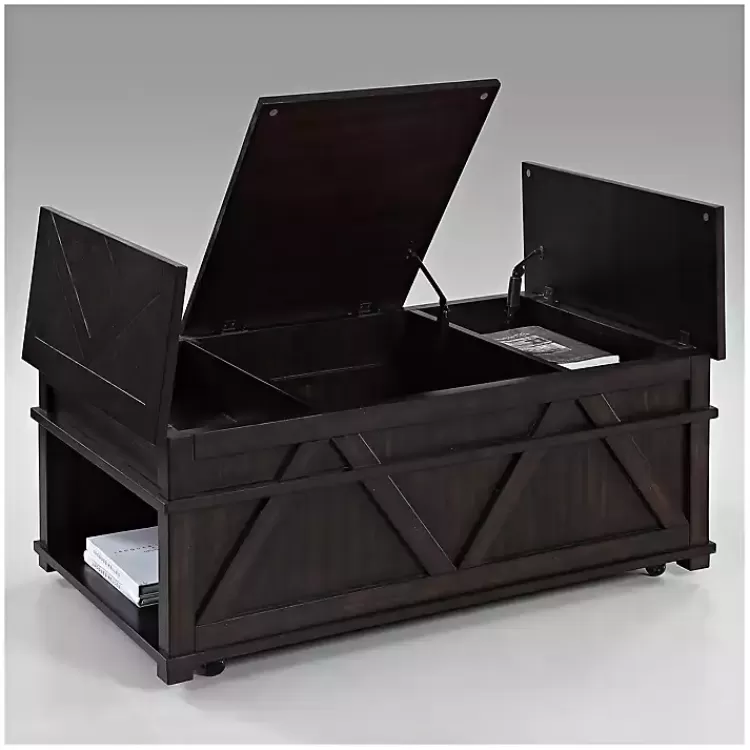 Dark Storage Coffee Table>Kirklands Home New