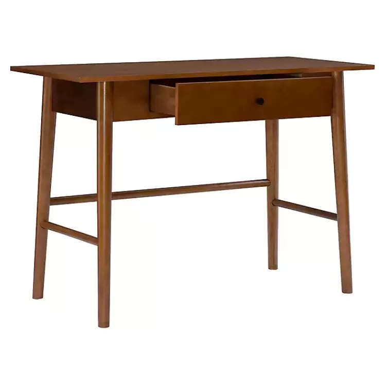 dark_brown_wood_drawer_midcentury_modern_desk_9.webp Dark Wood 1-Drawer Midcentury Modern Desk>Kirklands Home Flash Sale