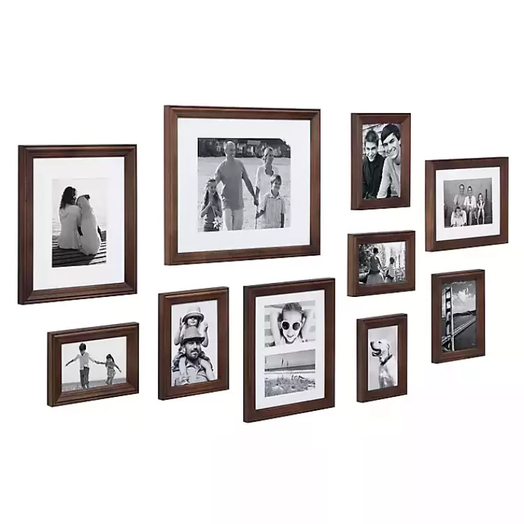 Dark Wood 10-pc. Gallery Wall Frame Set>Kirklands Home Shop