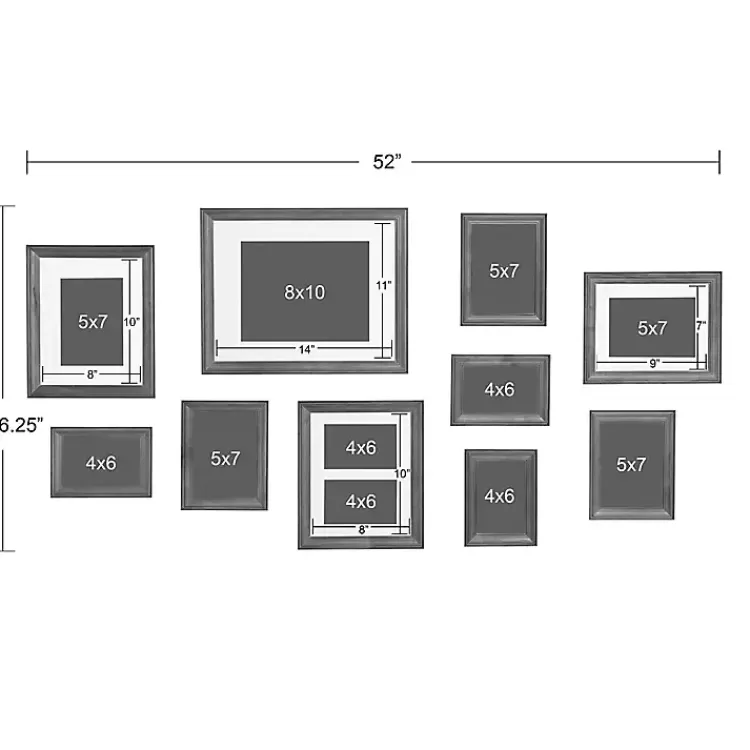 dark_brown_wood_pc_gallery_wall_frame_set_5.webp Dark Wood 10-pc. Gallery Wall Frame Set>Kirklands Home Shop