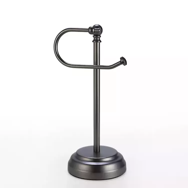dark_chrome_hook_countertop_towel_holder_3.webp Dark Chrome Hook Countertop Towel Holder>Kirklands Home New