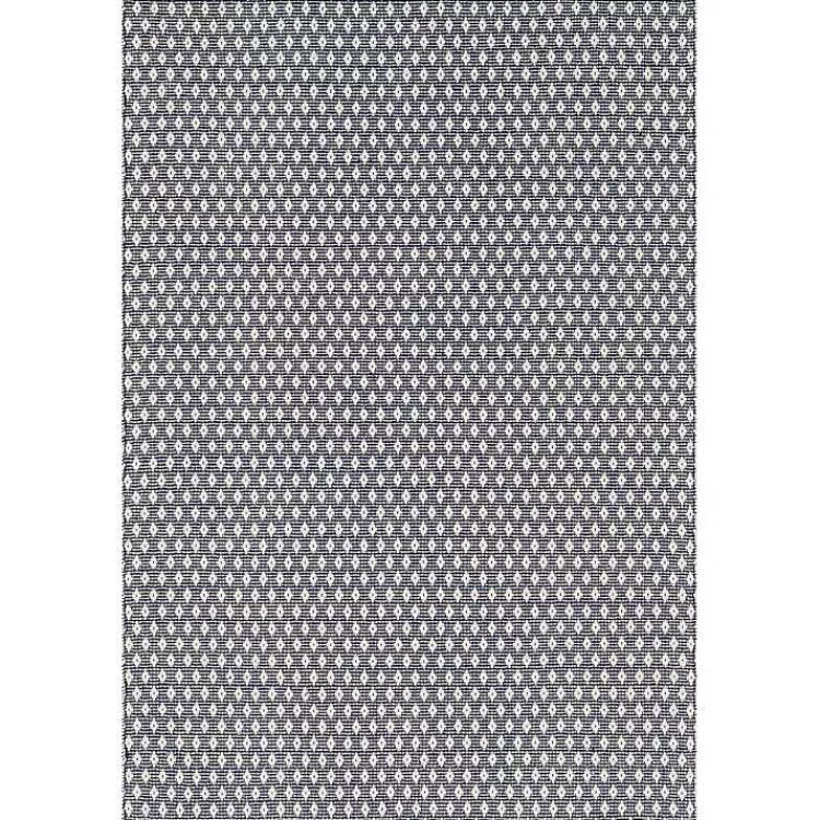 Dark Gray and Ivory Dainty Diamond Area Rug, 8x10>Kirklands Home Flash Sale