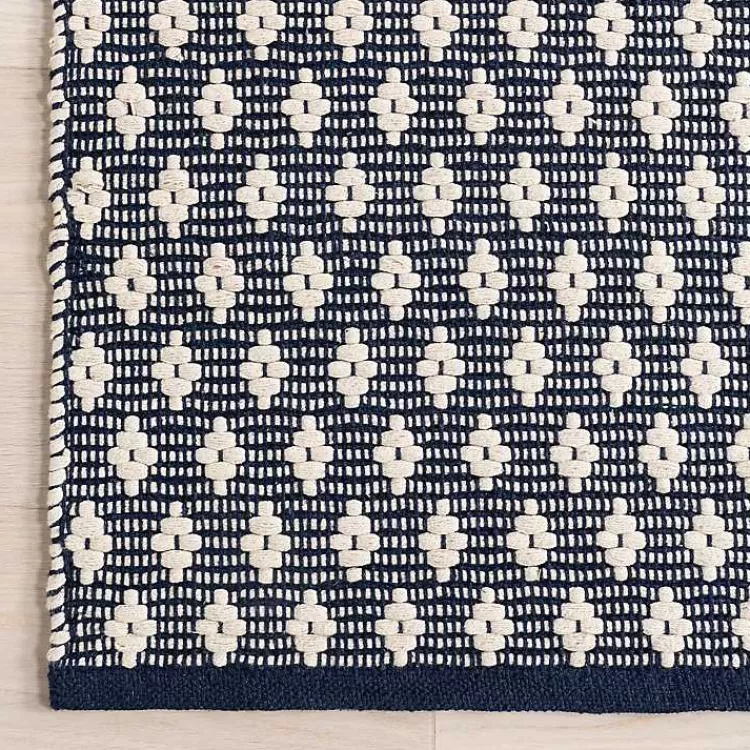 dark_gray_and_ivory_dainty_diamond_area_rug_x_4-1.webp Dark Gray and Ivory Dainty Diamond Area Rug, 6x9>Kirklands Home Cheap