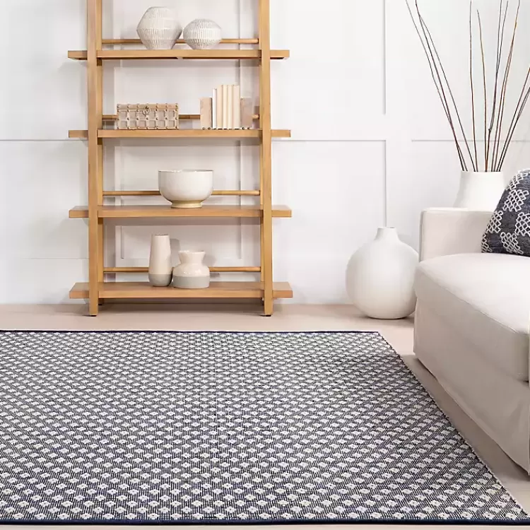 dark_gray_and_ivory_dainty_diamond_area_rug_x_7-2.webp Dark Gray and Ivory Dainty Diamond Area Rug, 5x8>Kirklands Home Store