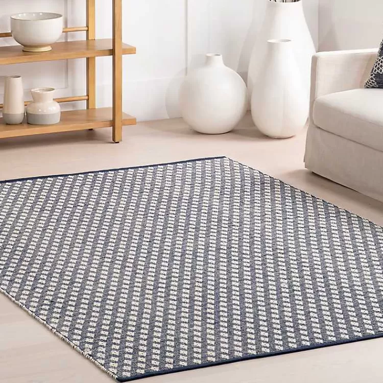 dark_gray_and_ivory_dainty_diamond_area_rug_x_8-1.webp Dark Gray and Ivory Dainty Diamond Area Rug, 6x9>Kirklands Home Cheap