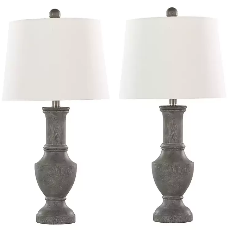 Dark Gray Chateau Table Lamps, Set of 2>Kirklands Home Cheap