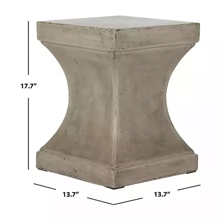 dark_gray_concrete_pedestal_accent_table_3.webp Dark Concrete Pedestal Accent Table>Kirklands Home Best
