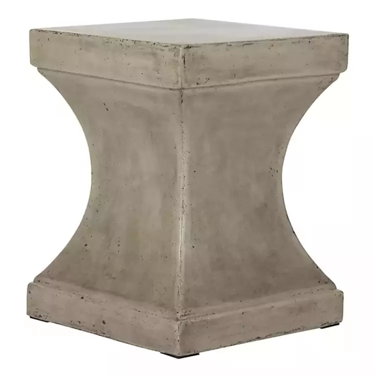 dark_gray_concrete_pedestal_accent_table_4.webp Dark Concrete Pedestal Accent Table>Kirklands Home Best