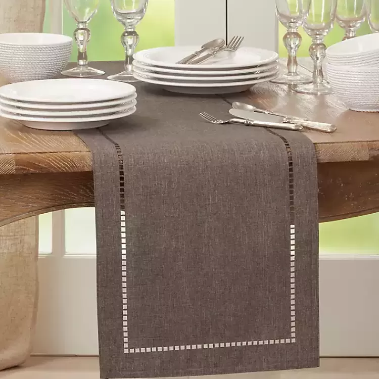 dark_gray_hemstitch_border_table_runner_2.webp Dark Hemstitch Border Table Runner>Kirklands Home Store
