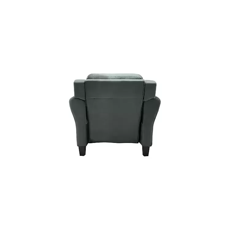 dark_gray_kelly_microfiber_rolled_armchair_6.webp Dark Kelly Microfiber Rolled Armchair>Kirklands Home Store