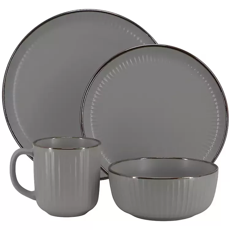 dark_gray_leo_stoneware_pc_dinnerware_set_4.webp Dark Leo Stoneware 16-pc. Dinnerware Set>Kirklands Home Fashion