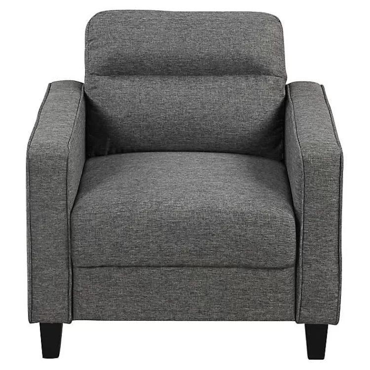 dark_gray_performance_fabric_danna_accent_chair_4.webp Dark Performance Fabric Danna Accent Chair>Kirklands Home Cheap