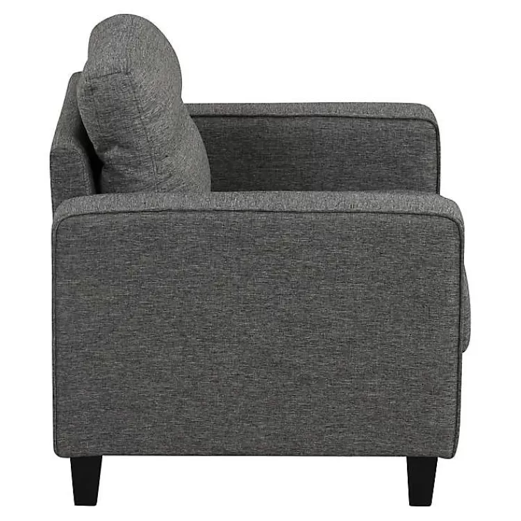 dark_gray_performance_fabric_danna_accent_chair_5.webp Dark Performance Fabric Danna Accent Chair>Kirklands Home Cheap