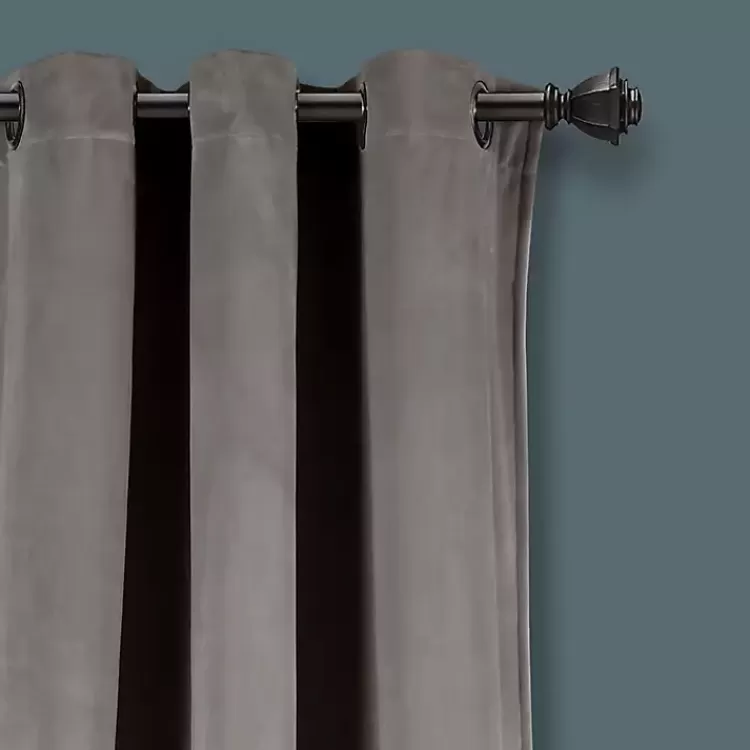 Dark Prima Velvet Curtain Panel Set, 108 in.>Kirklands Home Best Sale