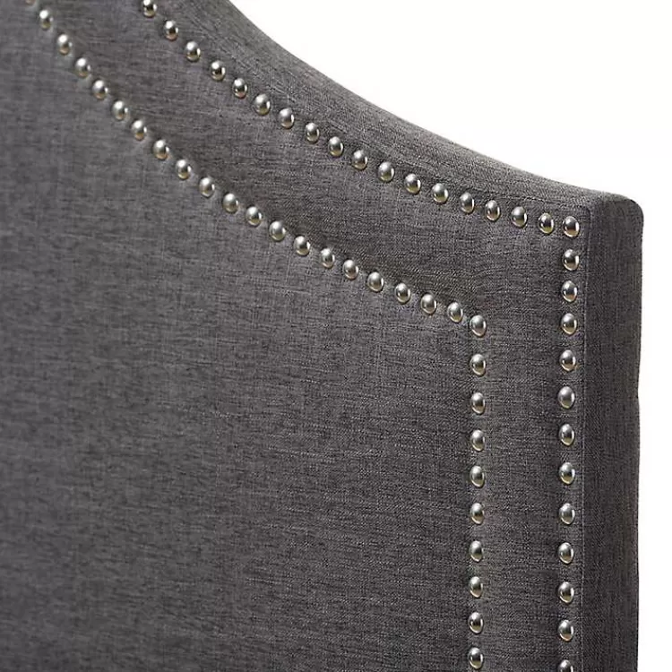 dark_gray_scalloped_corner_queen_headboard_2.webp Dark Scalloped Corner Queen Headboard>Kirklands Home Discount