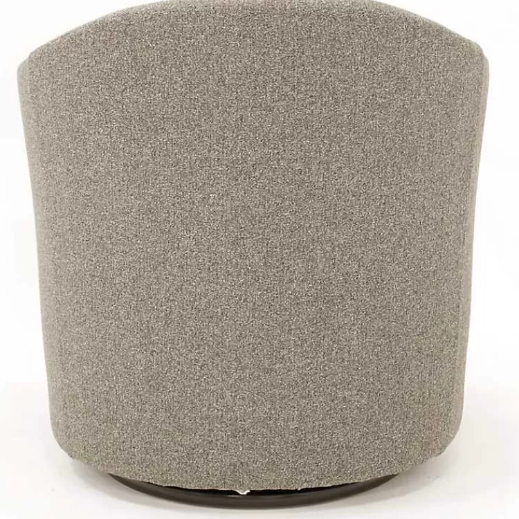 dark_gray_tufted_swivel_barrel_accent_chair_4.webp Dark Tufted Swivel Barrel Accent Chair>Kirklands Home Cheap