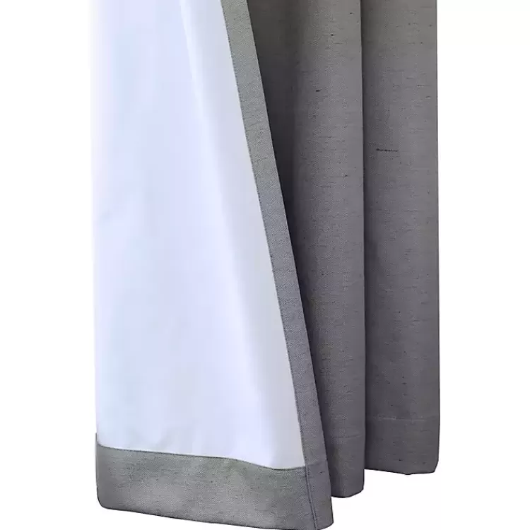 dark_gray_ventura_blackout_curtain_panel__in_4.webp Dark Ventura Blackout Curtain Panel, 95 in.>Kirklands Home Fashion