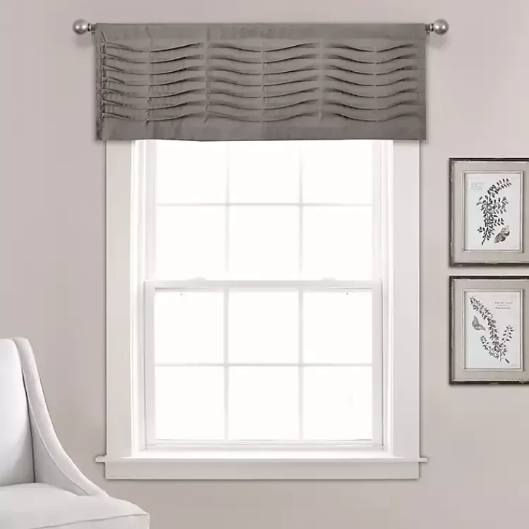 Dark Wave Pattern Valance>Kirklands Home New