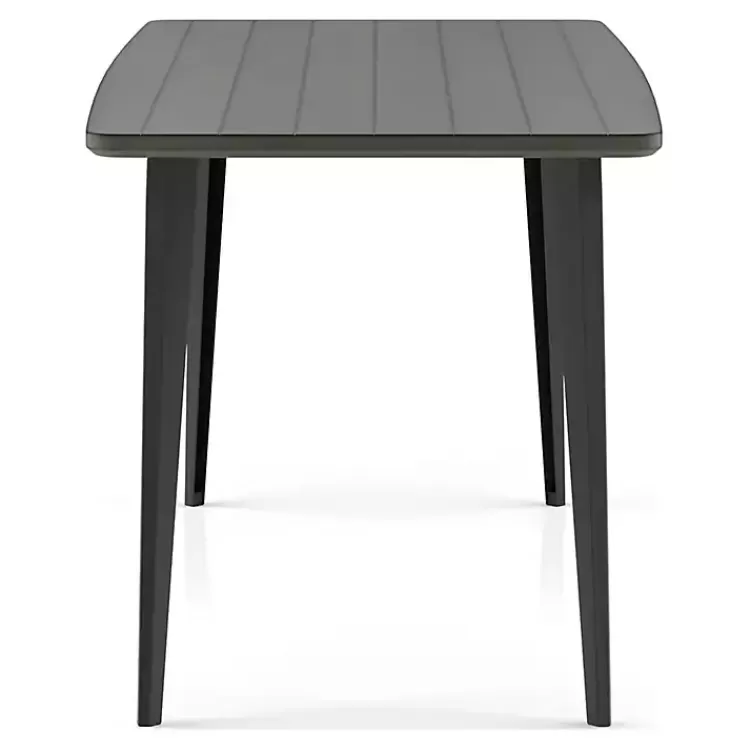 dark_gray_wood_and_metal_dining_table_2.webp Dark Wood and Metal Dining Table>Kirklands Home Online