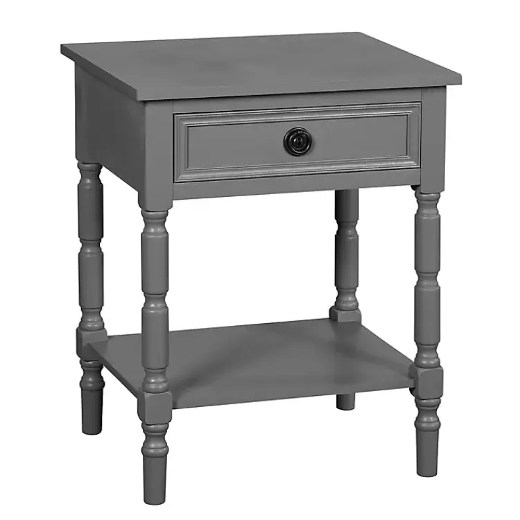 Dark Wood Barrett Accent Table>Kirklands Home Sale