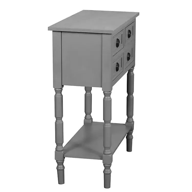 dark_gray_wood_drawer_barrett_console_table_2.webp Dark Wood 4-Drawer Barrett Console Table>Kirklands Home Shop