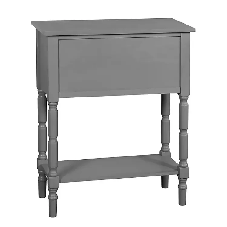 dark_gray_wood_drawer_barrett_console_table_3.webp Dark Wood 4-Drawer Barrett Console Table>Kirklands Home Shop